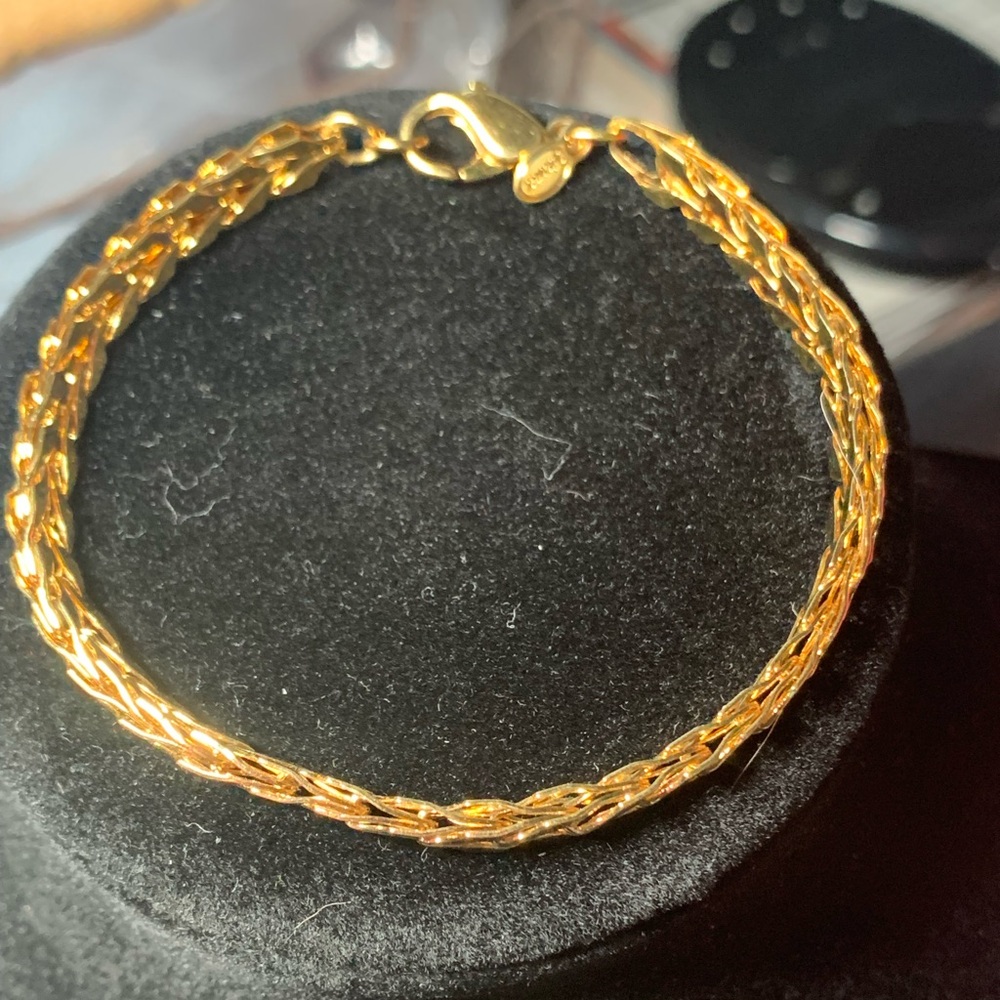 Monet Gold-Tone Braided Rope Bracelet for Women